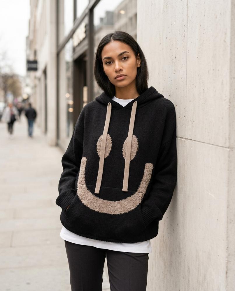 Nelly Outlet - Verev | Oversized Gestrickt Hoodie Damen