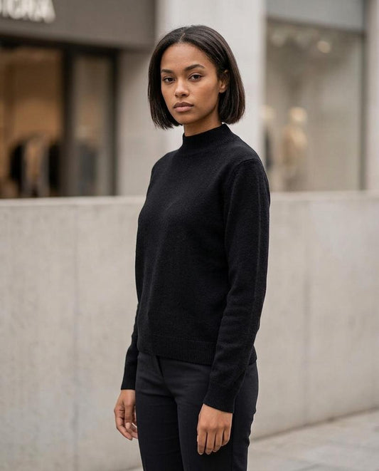 Nelly Outlet - Leven | Feingestrickt Hochgeschlossen Pullover Damen