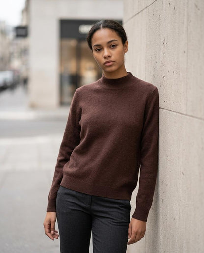 Nelly Outlet - Leven | Feingestrickt Hochgeschlossen Pullover Damen