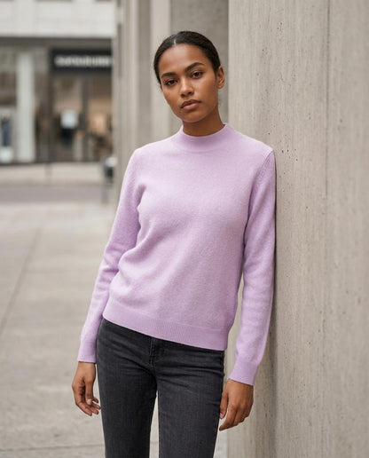 Nelly Outlet - Leven | Feingestrickt Hochgeschlossen Pullover Damen
