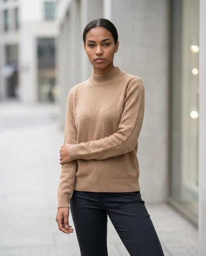 Nelly Outlet - Leven | Feingestrickt Hochgeschlossen Pullover Damen