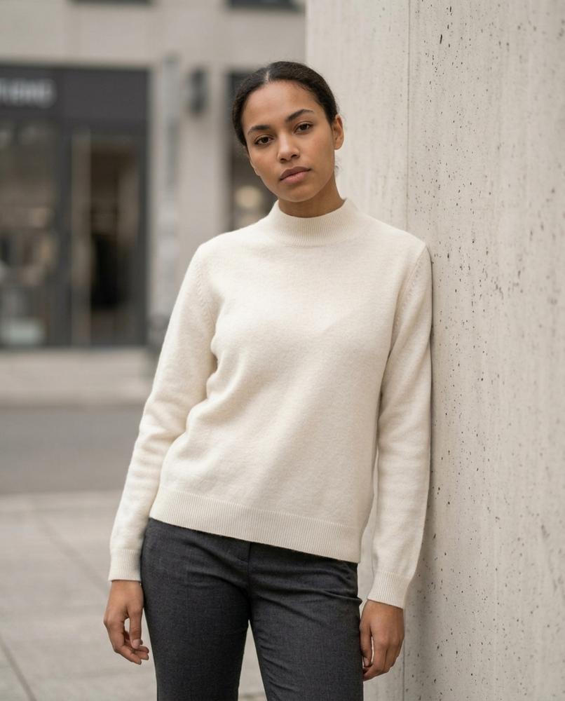 Nelly Outlet - Leven | Feingestrickt Hochgeschlossen Pullover Damen