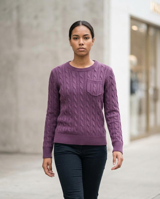 Nelly Outlet - Veser | Zopfgestrickt Schmal Pullover Damen