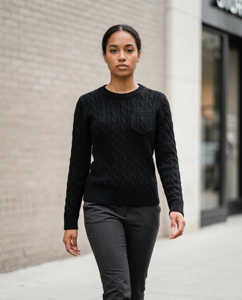 Nelly Outlet - Veser | Zopfgestrickt Schmal Pullover Damen