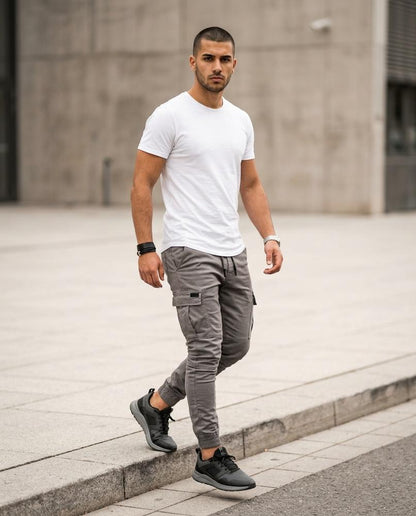 Nelly Outlet - Calev | Zulaufend Funktional Hose Herren
