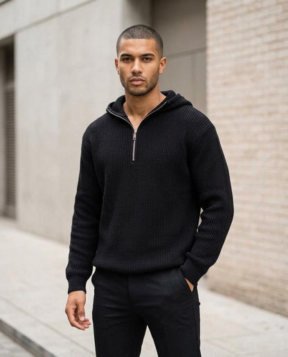 Nelly Outlet - Eldar | Strukturiert Locker Hoodie Herren
